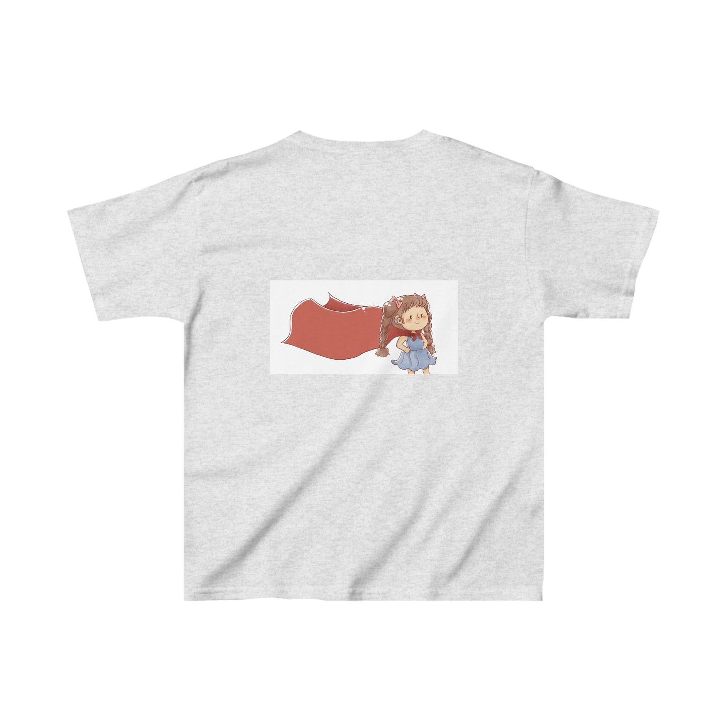 Kids I have SUPERPOWERS with Emily and Freddie characters t-shirt - XL, Ash image