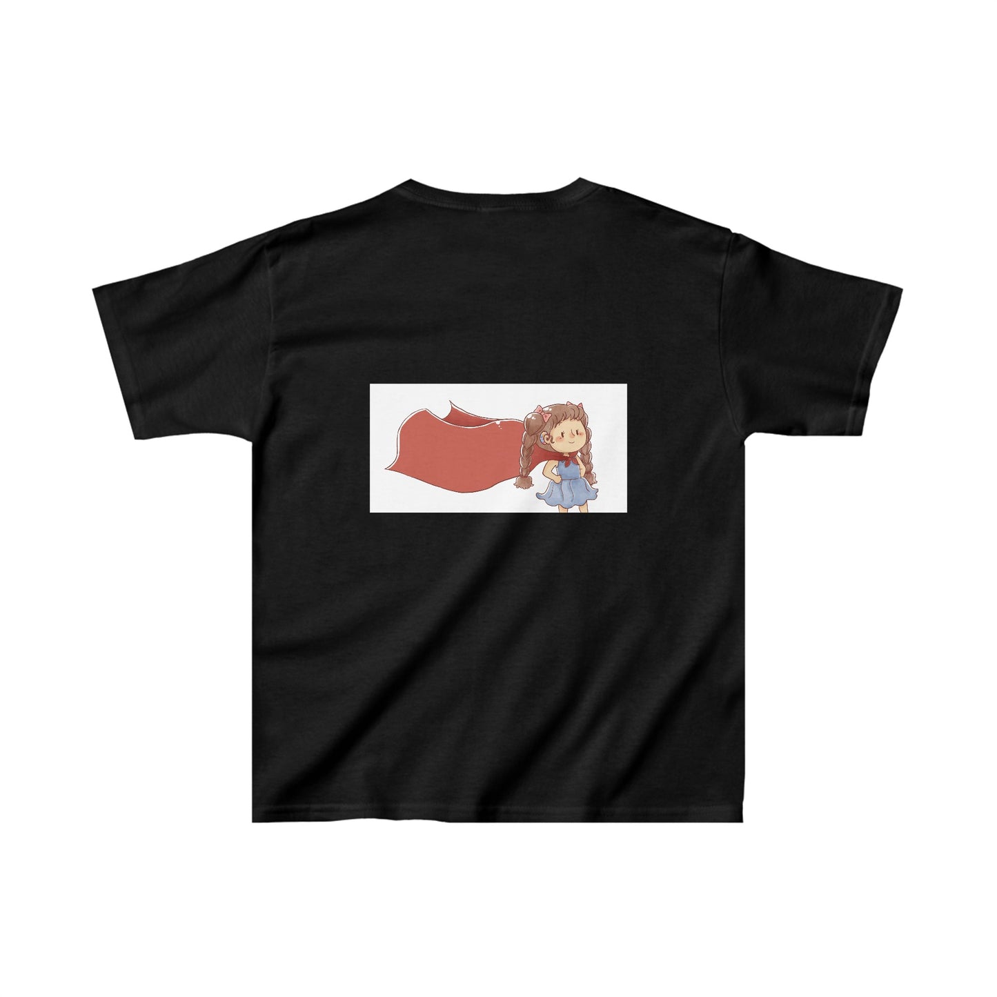 Kids I have SUPERPOWERS with Emily and Freddie characters t-shirt - XL, Black image