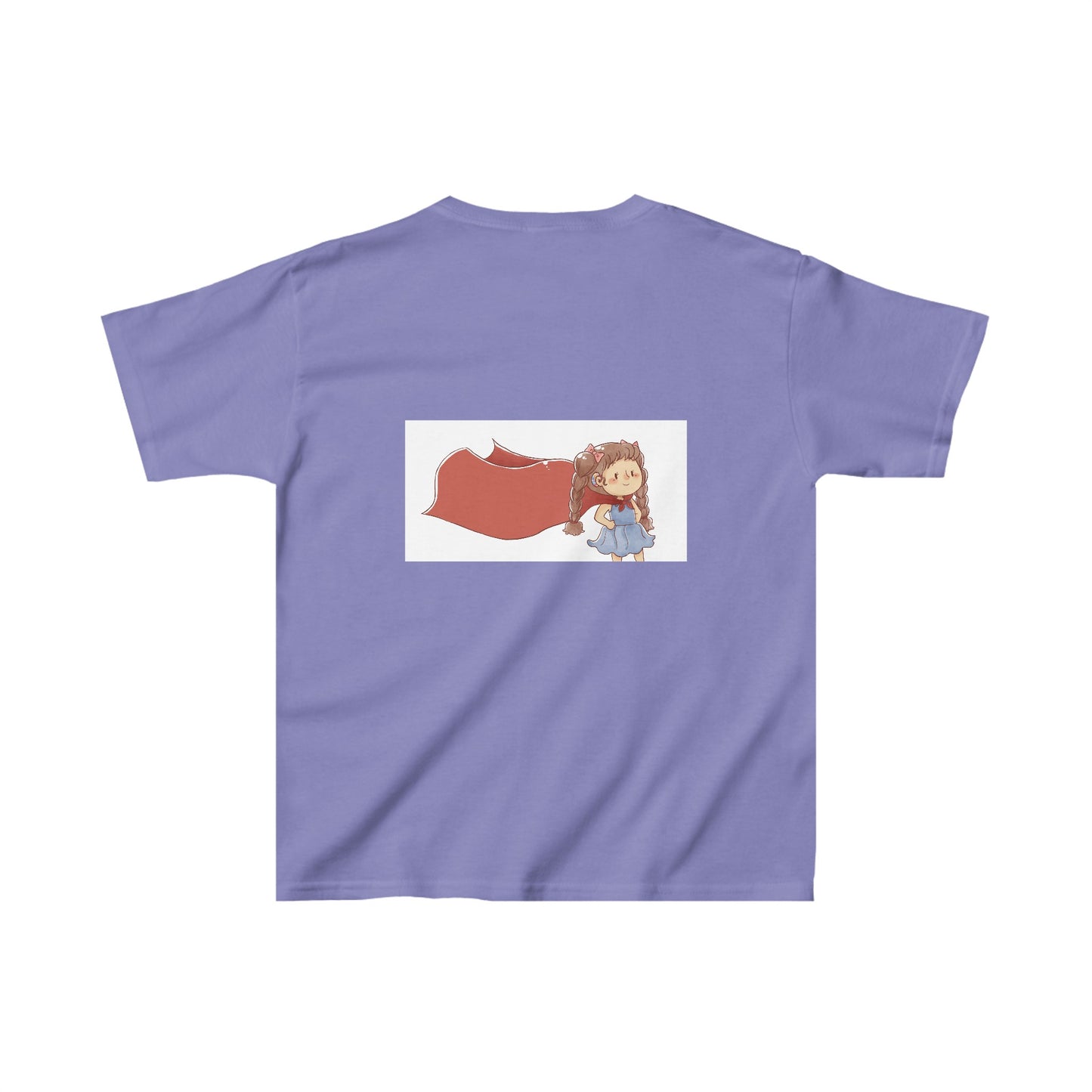 Kids I have SUPERPOWERS with Emily and Freddie characters t-shirt - S, Violet image