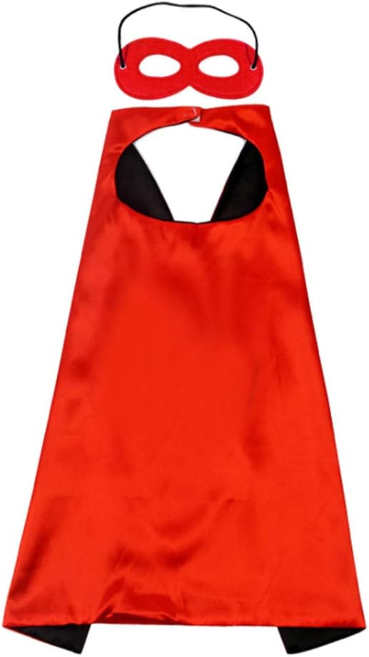 Kids superhero cape & mask image 1
