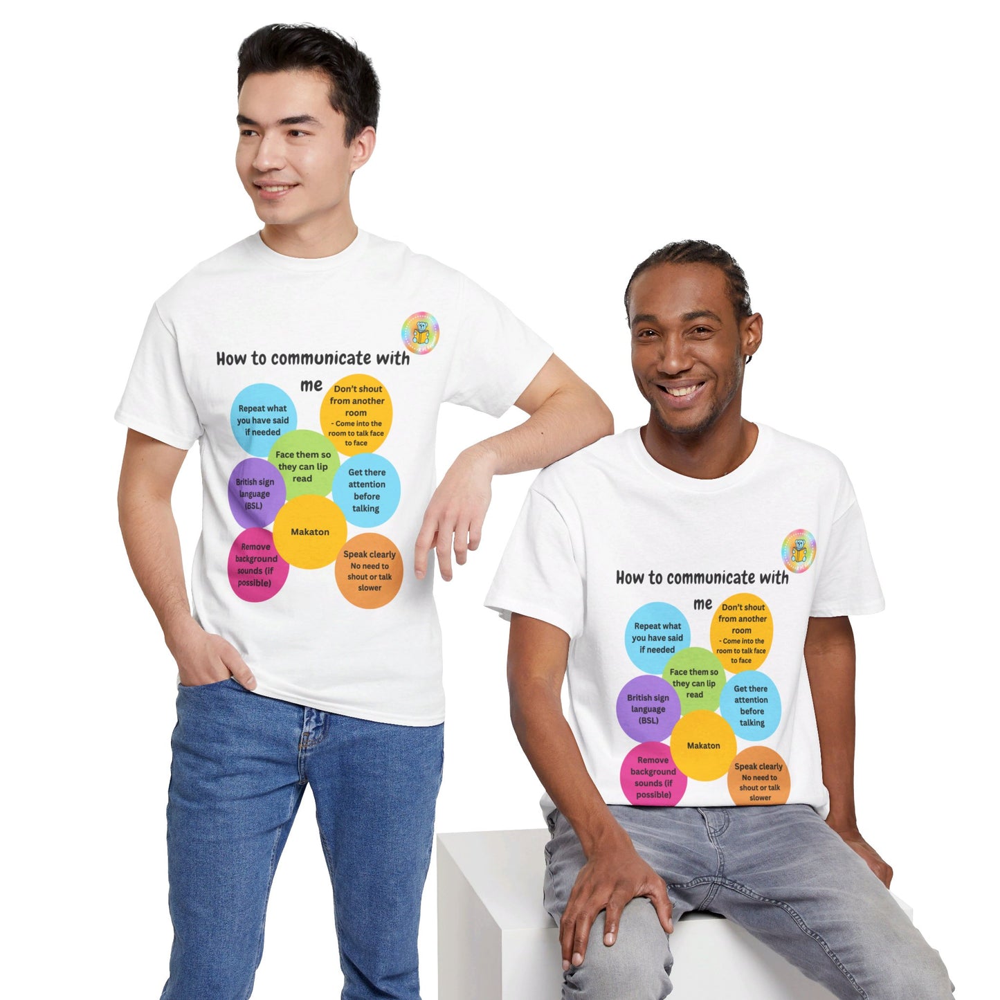 Unisex adult t-shirt - How to communicate with me image 21