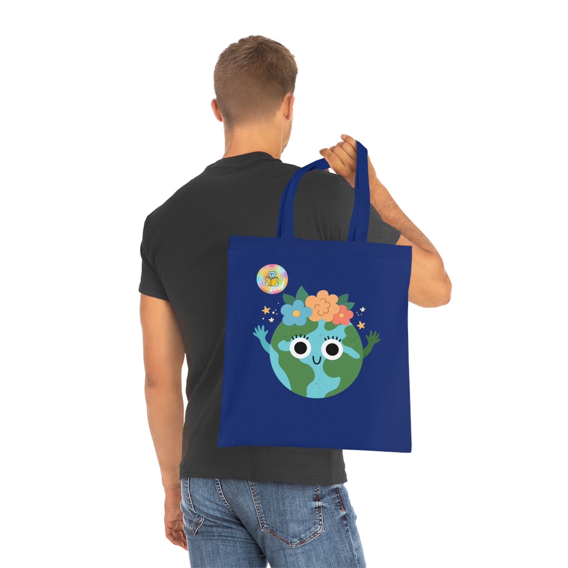 Cotton Tote Bag - What's your superpower? I look after the planet image 26