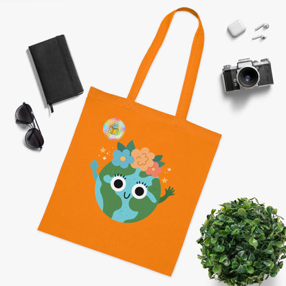 Cotton Tote Bag - What's your superpower? I look after the planet