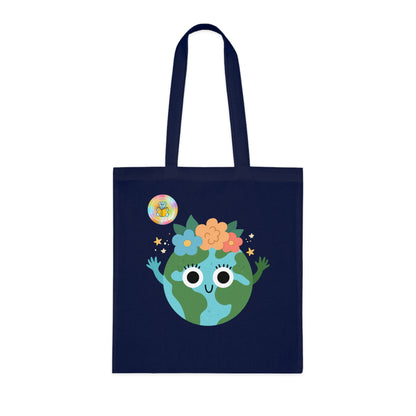 Cotton Tote Bag - What's your superpower? I look after the planet