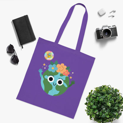 Cotton Tote Bag - What's your superpower? I look after the planet