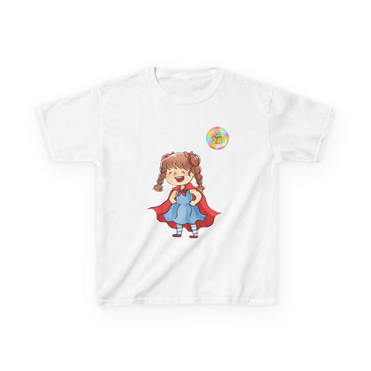 Kids t-shirt - Emily character from "Can you find the superpowers" children's picture book