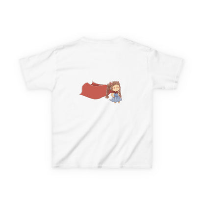 Kids I have SUPERPOWERS with Emily and Freddie characters t-shirt
