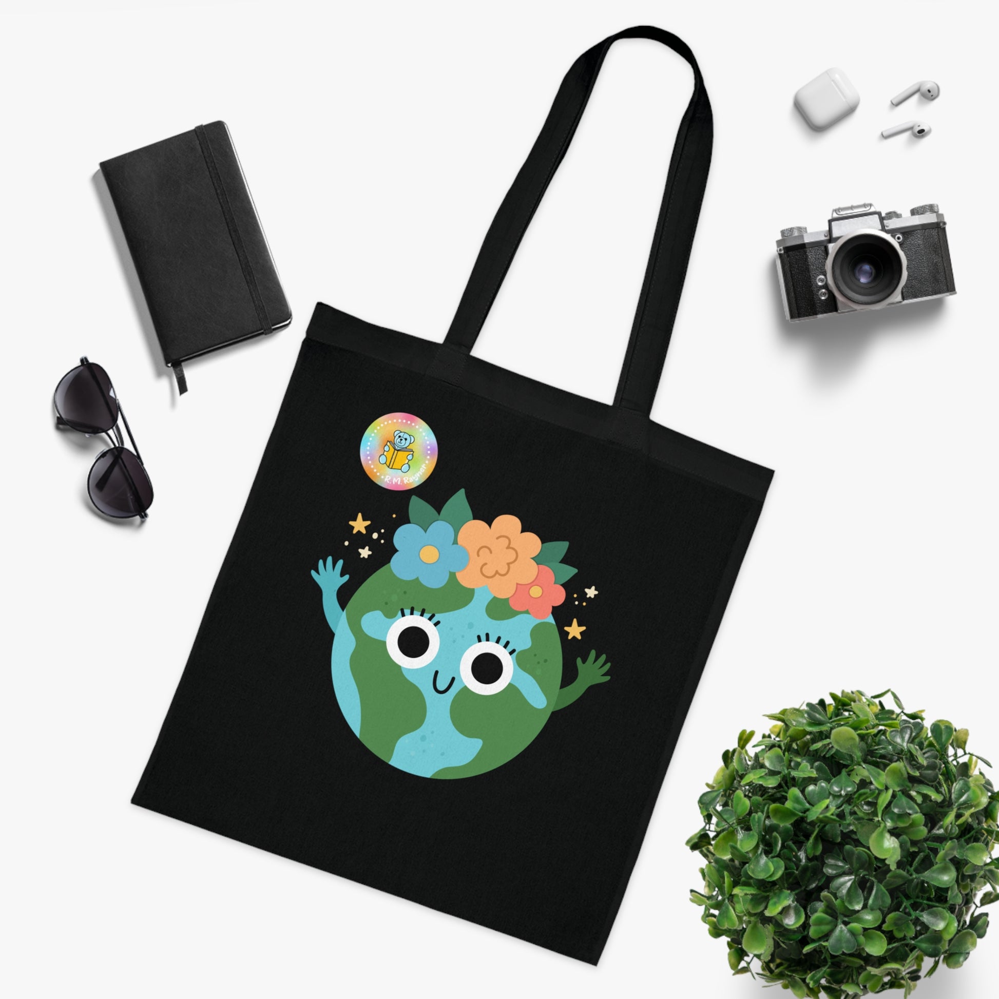 Cotton Tote Bag - What's your superpower? I look after the planet image 34
