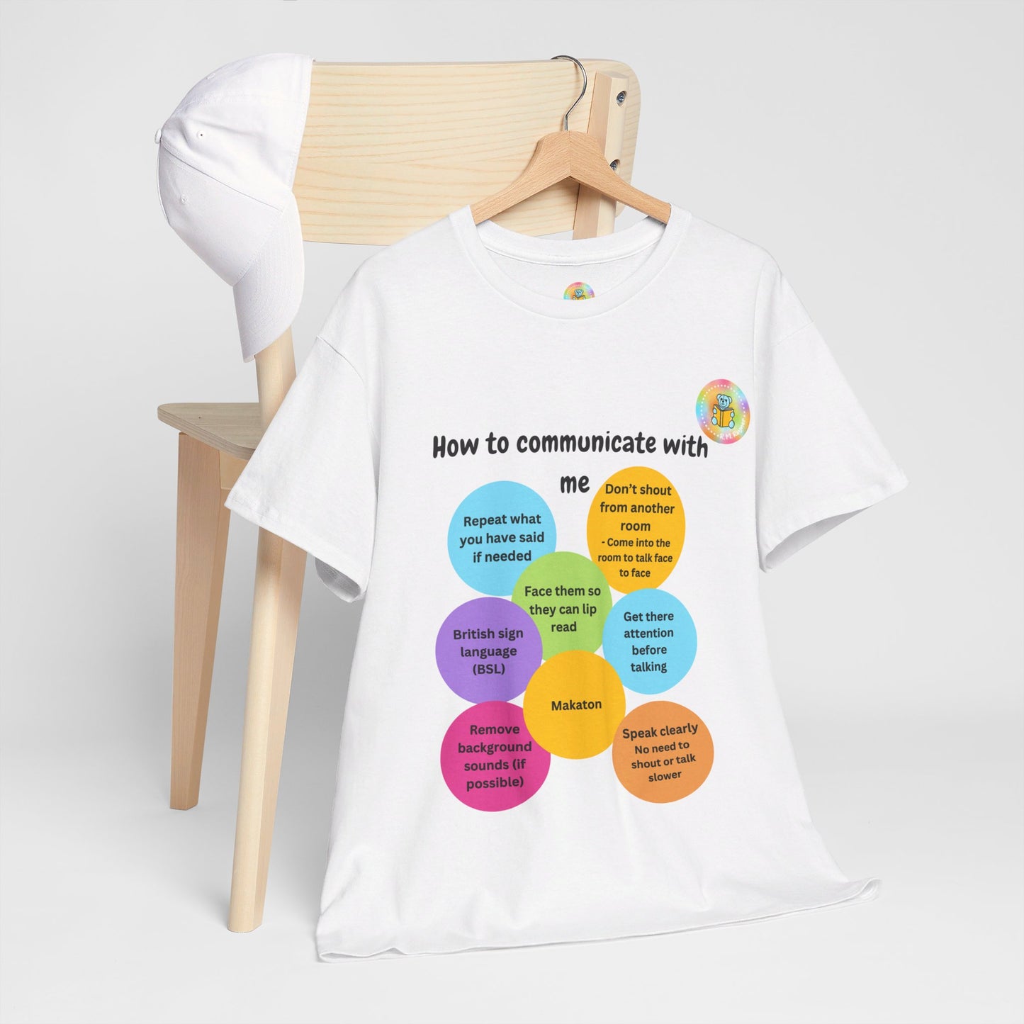 Unisex adult t-shirt - How to communicate with me image 3