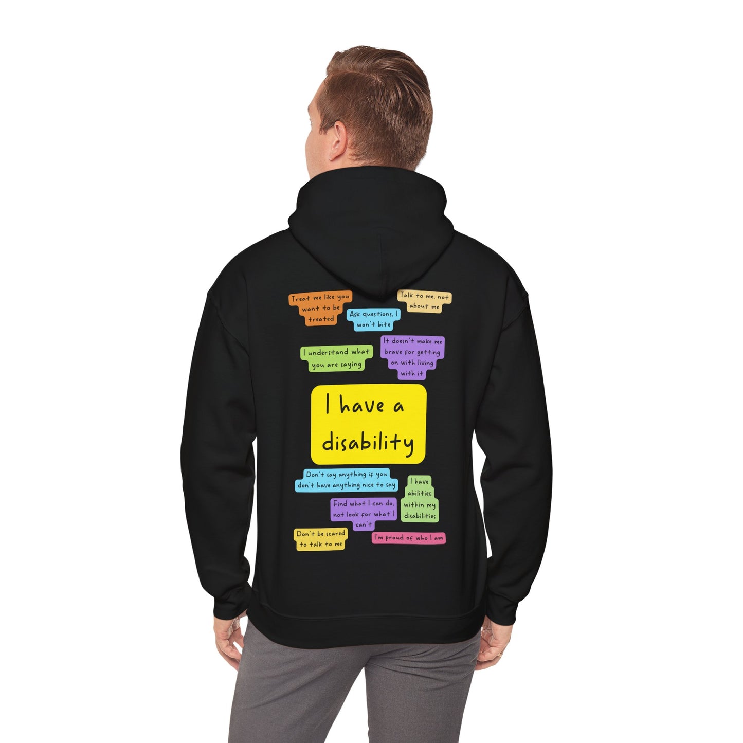 Unisex Adult Hoodie - I have a disability image 27