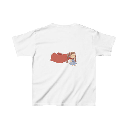 Kids I have SUPERPOWERS with Emily and Freddie characters t-shirt image 1