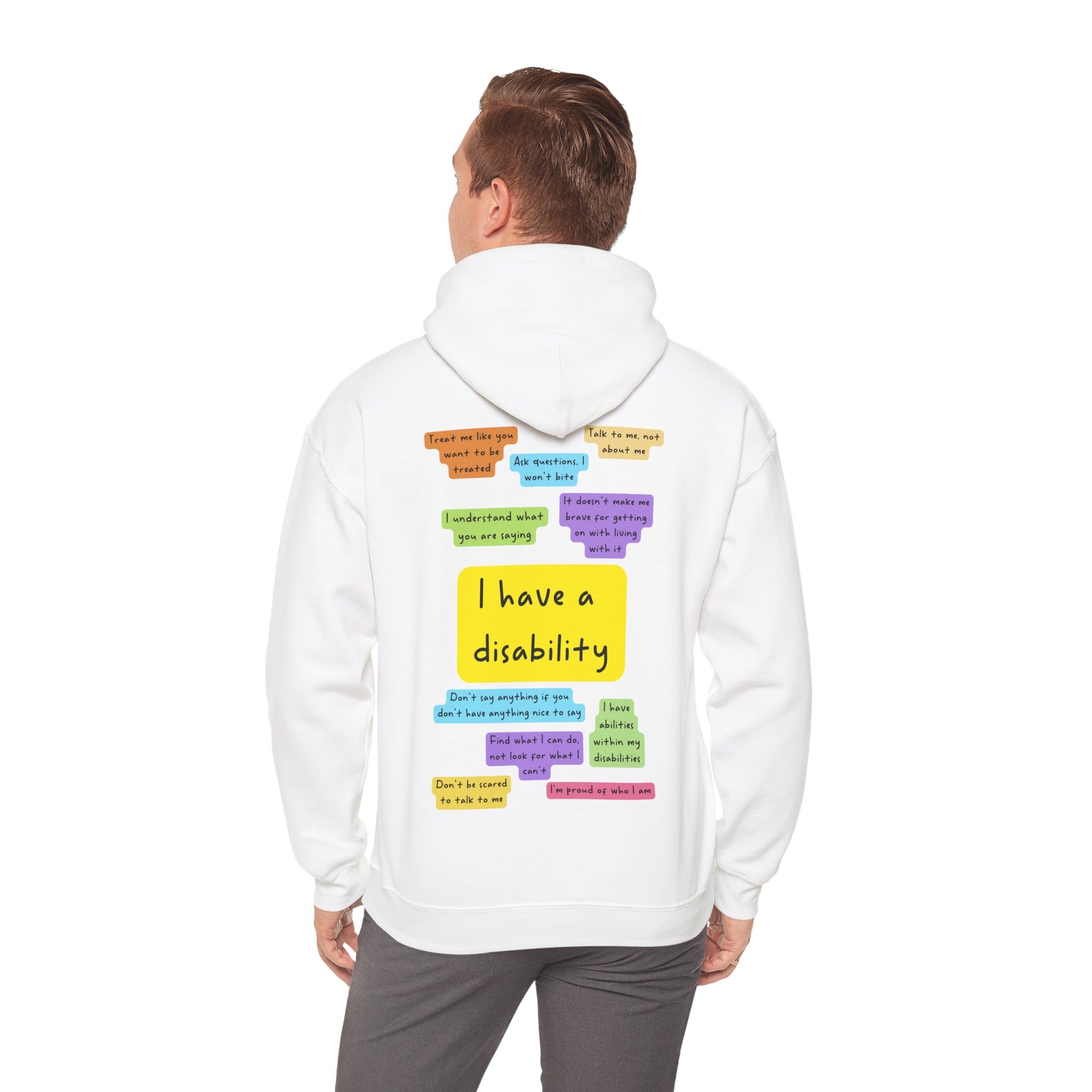 Unisex Adult Hoodie - I have a disability image 14