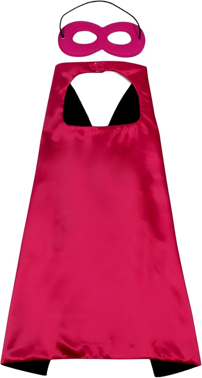 Kids superhero cape & mask image 3