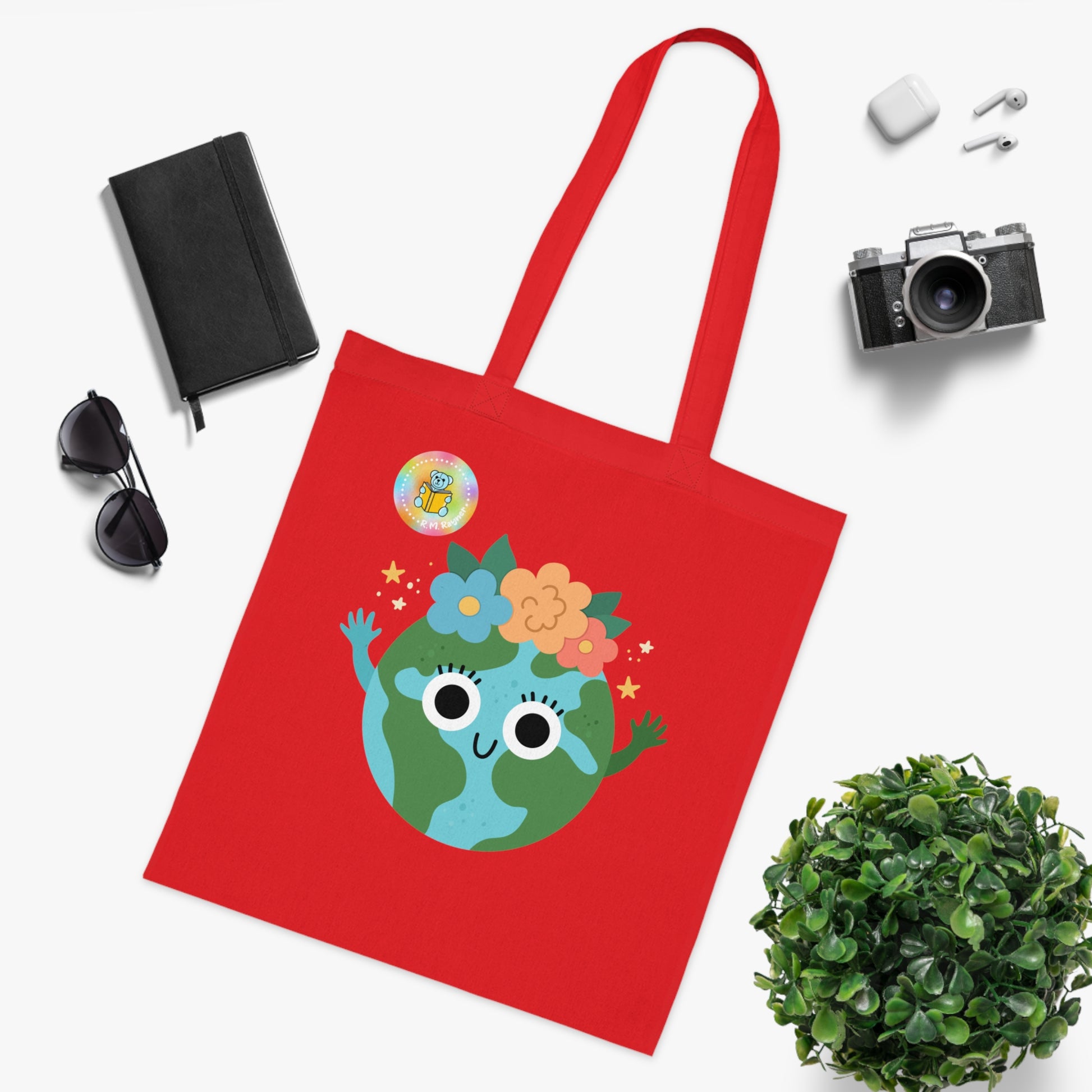 Cotton Tote Bag - What's your superpower? I look after the planet image 39