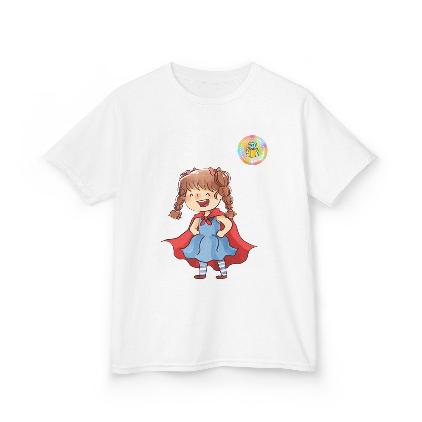 Kids t-shirt - Emily character from "Can you find the superpowers" children's picture book