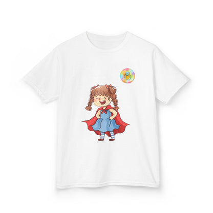 Kids t-shirt - Emily character from "Can you find the superpowers" children's picture book