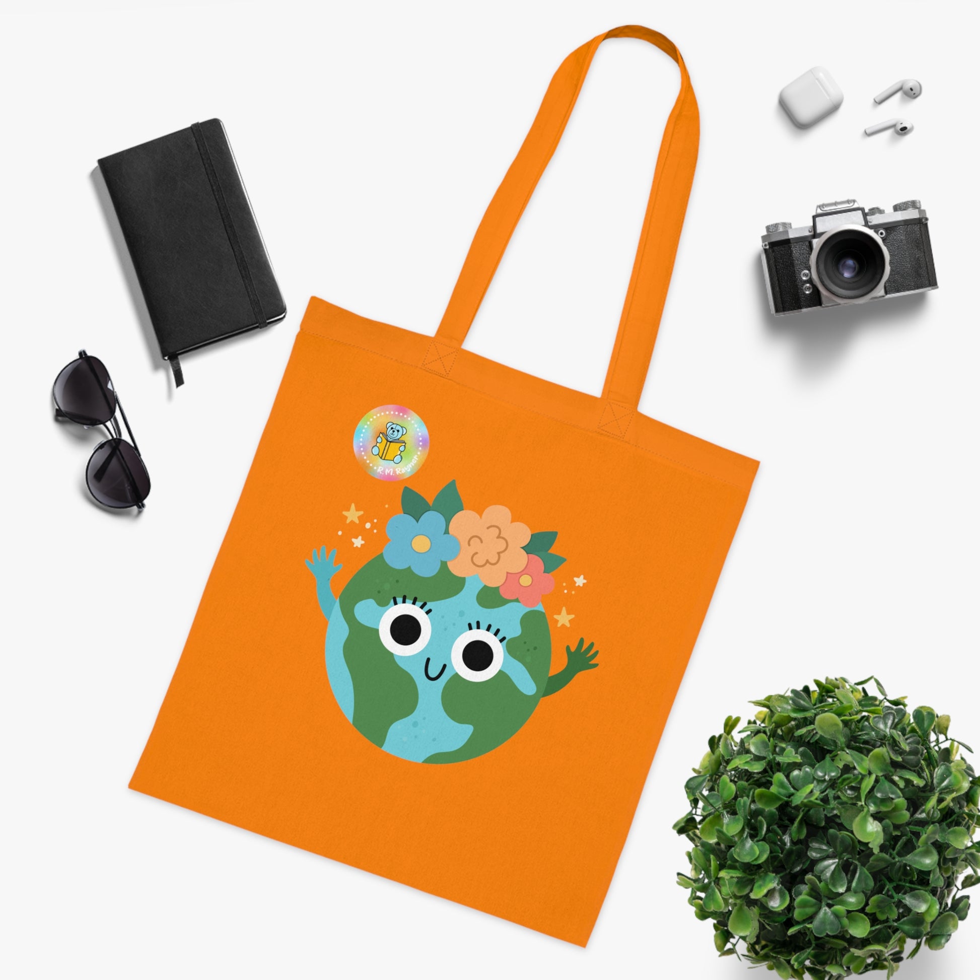 Cotton Tote Bag - What's your superpower? I look after the planet image 14