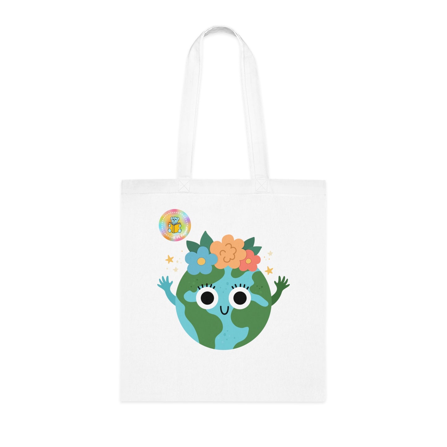Cotton Tote Bag - What's your superpower? I look after the planet image 3