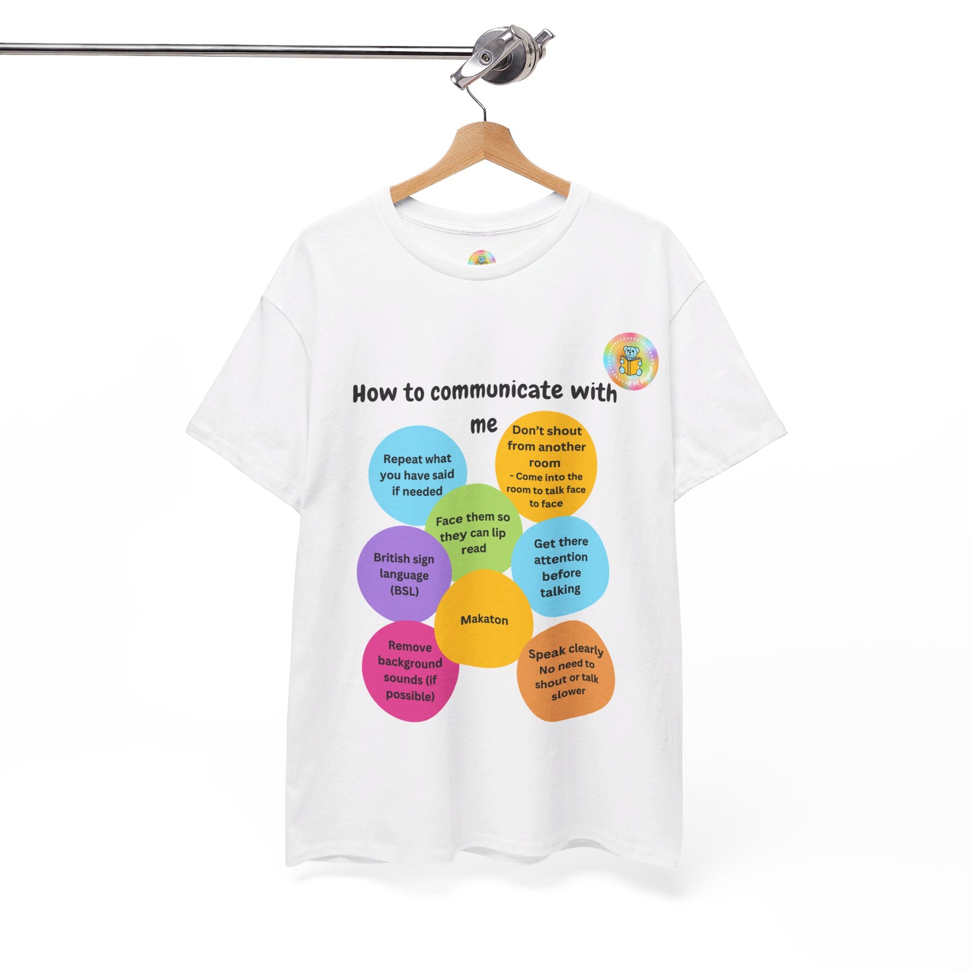 Unisex adult t-shirt - How to communicate with me image 2
