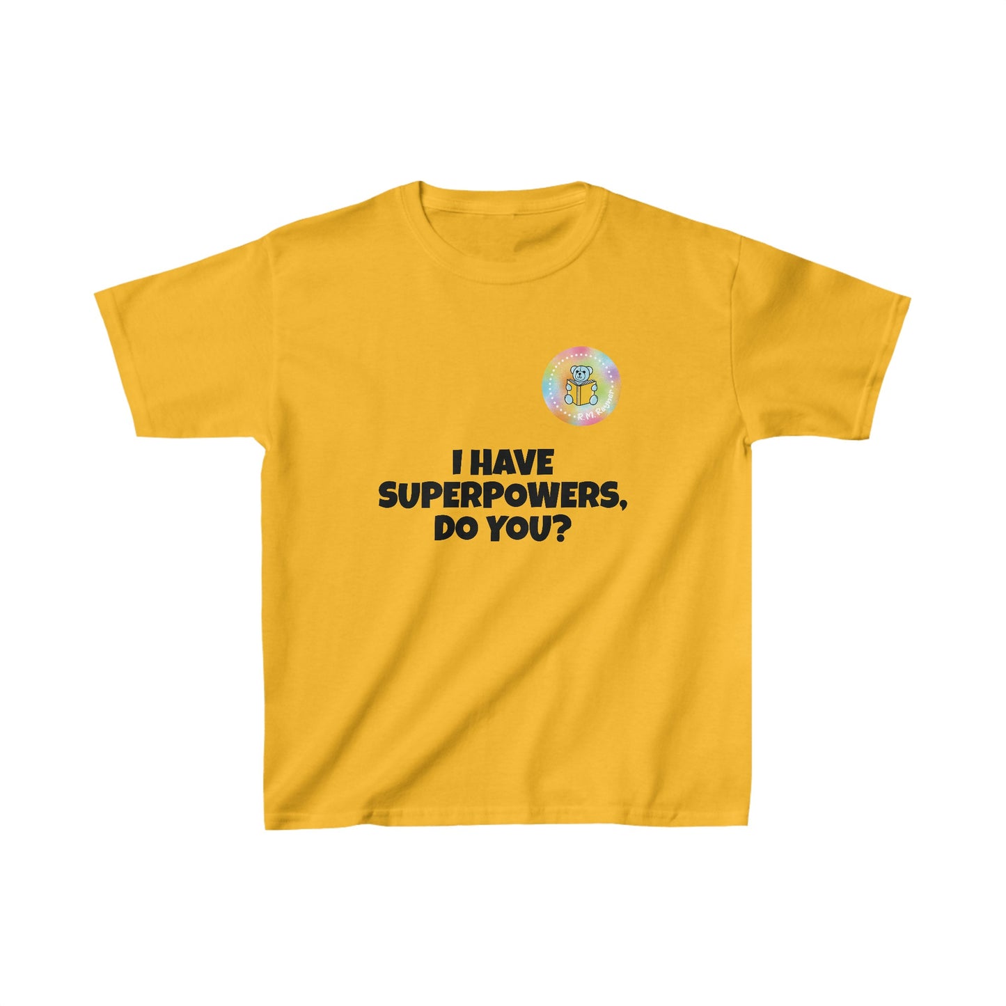 Kids I have superpowers, do you (plain text) t-shirt image 6