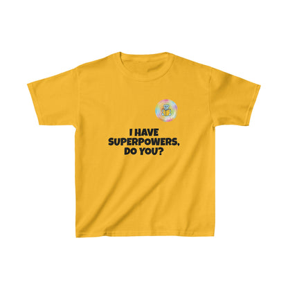 Kids I have superpowers, do you (plain text) t-shirt image 6