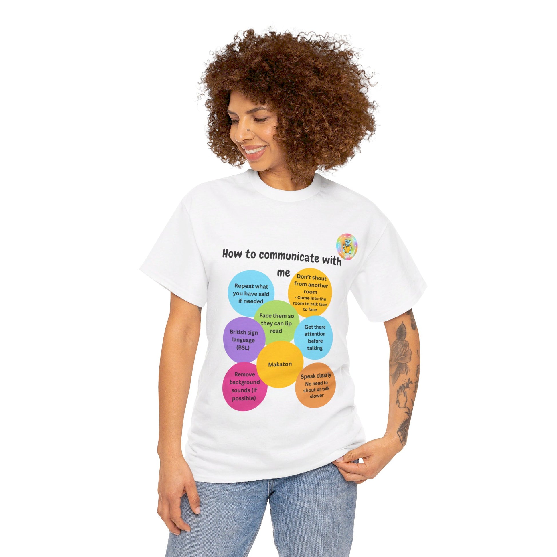 Unisex adult t-shirt - How to communicate with me image 6