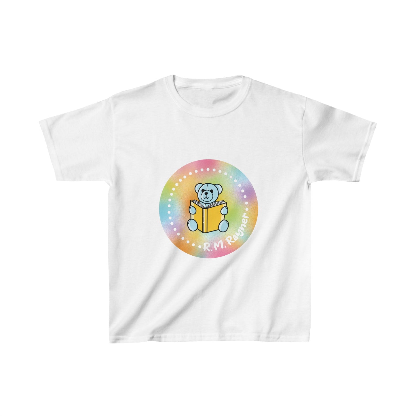 Kids t-shirt with large logo - XS, White image