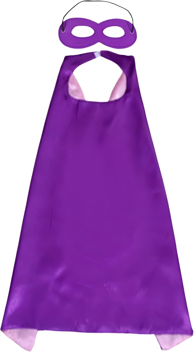 Kids superhero cape & mask image 2