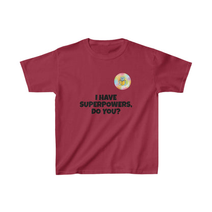 Kids I have superpowers, do you (plain text) t-shirt image 38
