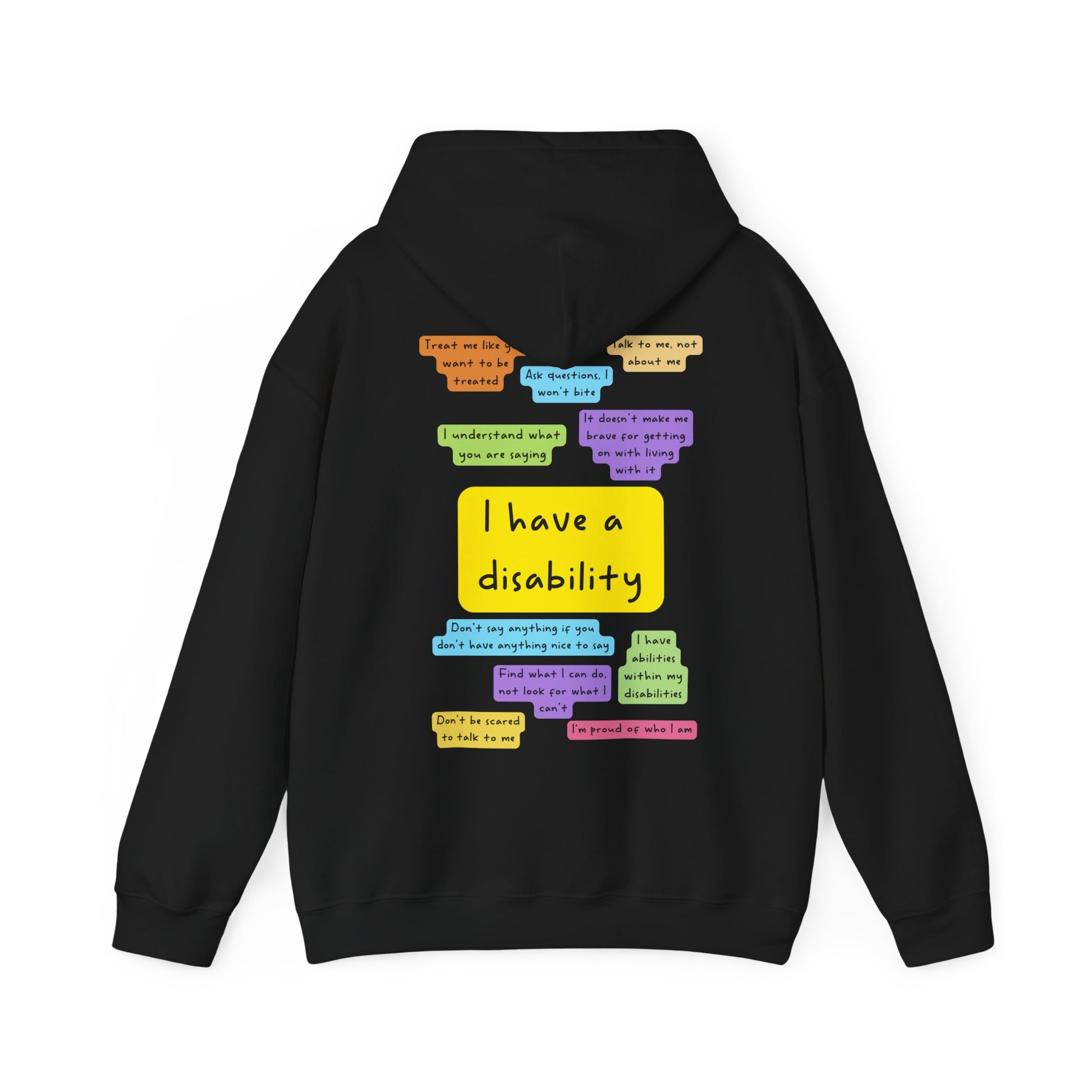 Unisex Adult Hoodie - I have a disability image 20
