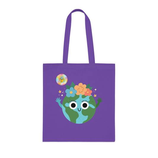 Cotton Tote Bag - What's your superpower? I look after the planet image 1